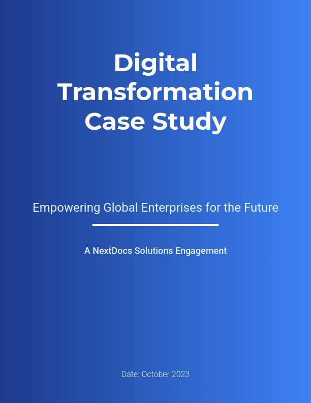 Enterprise Digital Transformation Case Study